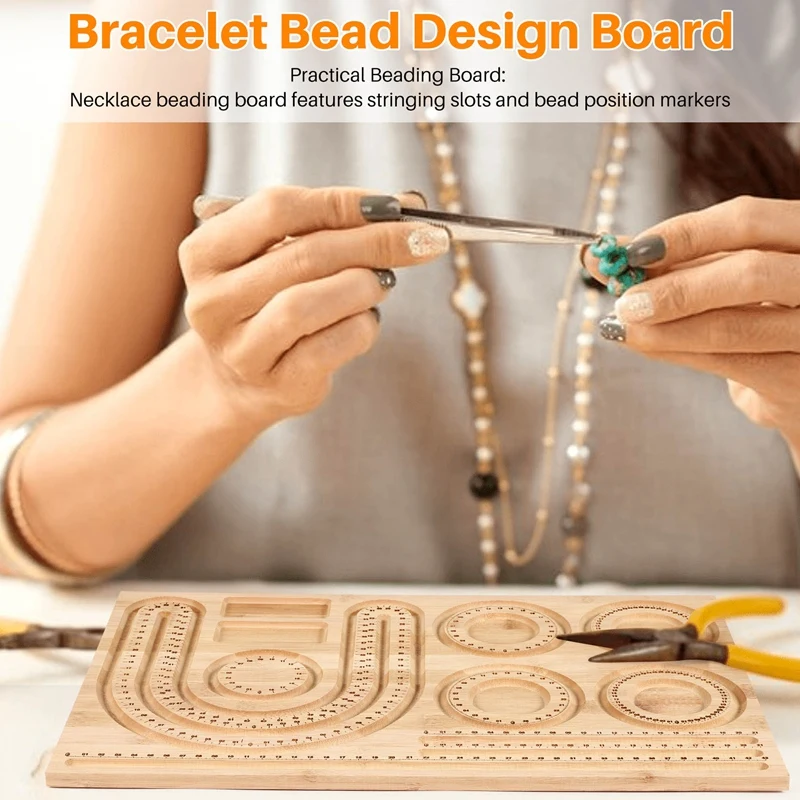 Wood Beaded Board Beaded Board Bracelet Anklet Wooden Pearl Board