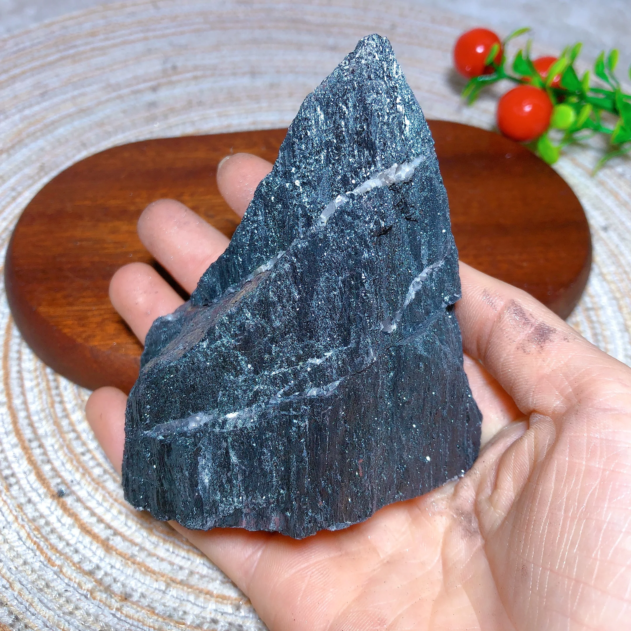 Natural Crystals Silver Hematite Raw Specimen Mountain High Quality Gemstones Home Decorations Room Decor Mineral Ore 5