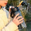 1.5 L/2L/3L Bottled Large Capacity Sports Water Cup Leak-proof With Time Marker And Straw Plastic For Home Outdoor Sports 4