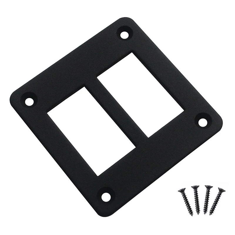 Multi-Gang Aluminum Rocker Switch Housing Frame Panel