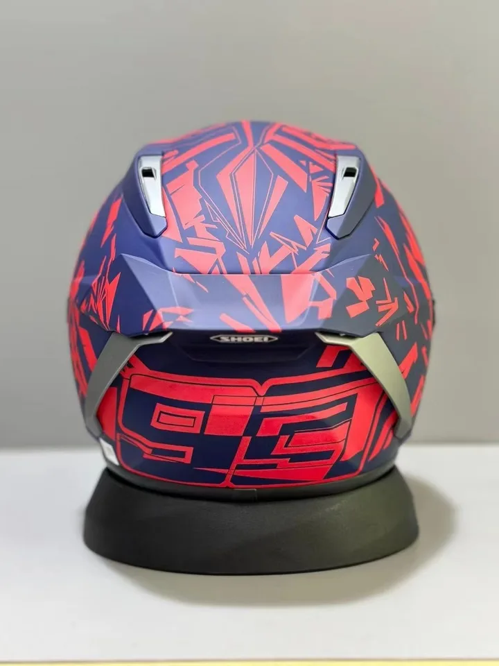SHOEI フルフェイスヘルメット レッド/ホワイト/ブルー SHOEI フルフェイスヘルメット X-Fifteen グン TC-1 RED/WHITE