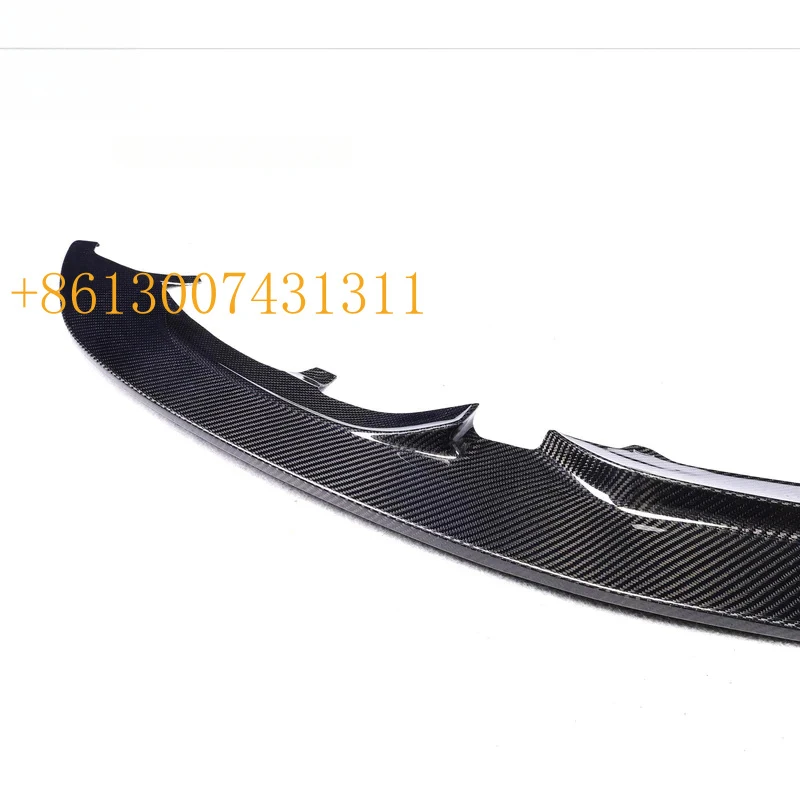 팩토리 프론트 스포일러 카본 파이버 프론트 범퍼 립 GTS 스타일 F80 F82 F83 F8X M3 M4 2014-2019