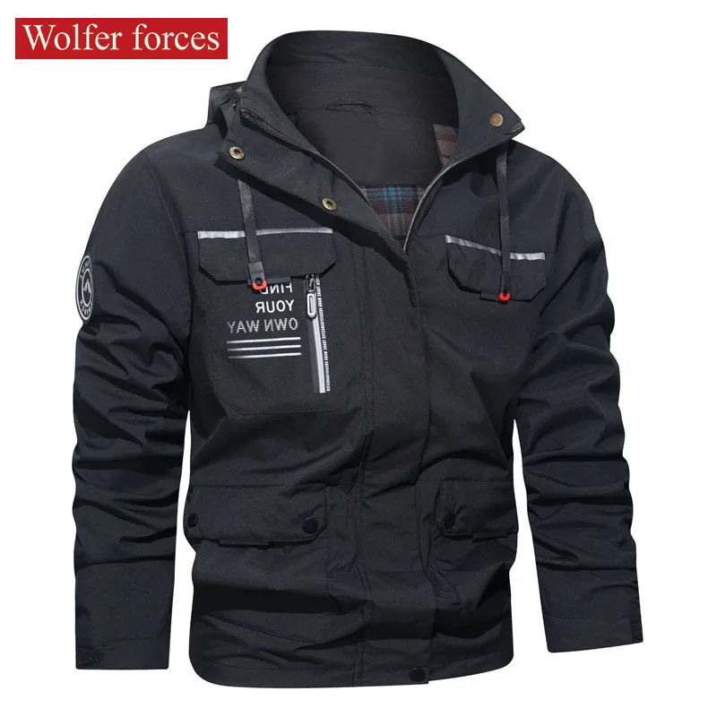 Men's Coats Mens Designer Clothes Windbreaker New in Jackets Casual Man Withzipper Cardigan Trekking Techwear Windbreaker Retro