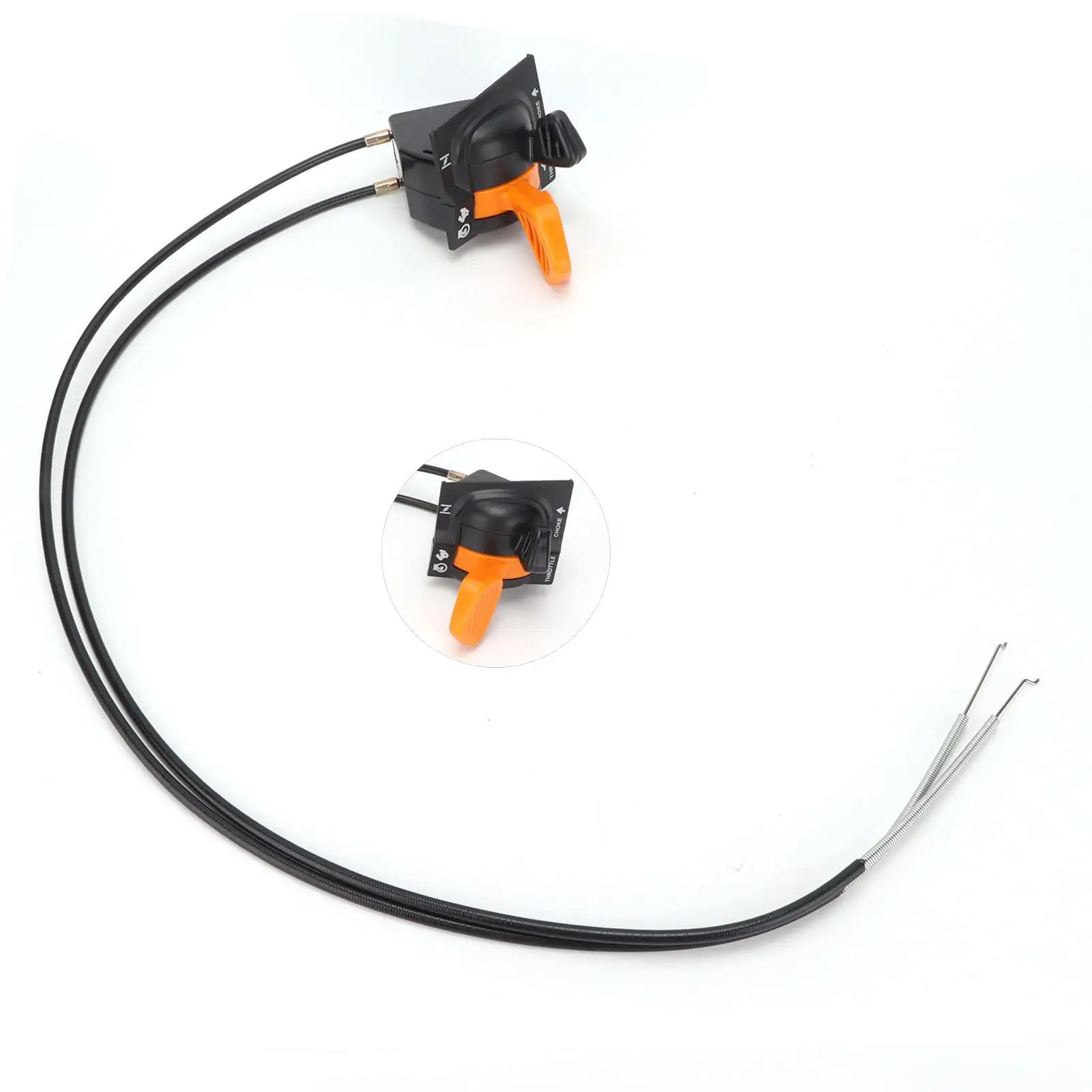 Car Choke Throttle Assembly Throttle Choke Lever with Cable AM140333 Replacement for John Deere for X3 05R X3 10 X5 30 00