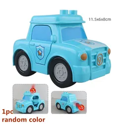 Dinosaur-Themed Large Marble Race Track with Building Blocks - Kids Gift Maze Toy (Pop car)