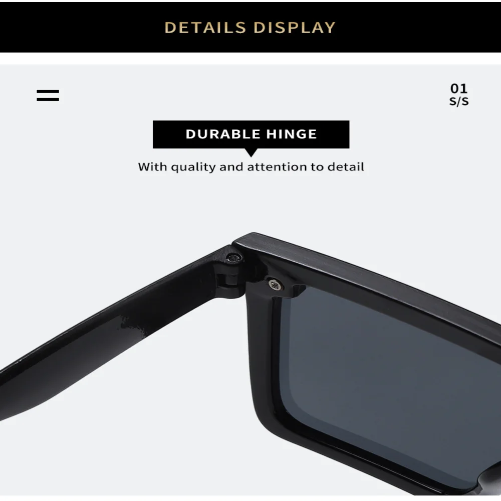 Men Driving Sunglasses Oversized Frame Luxury Brand Disigner Sun Glasses One Piece Square Sunglasses Women Sports Eyepiece