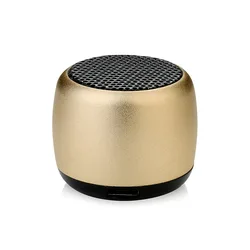 Compact Wireless Bluetooth Speaker - Portable Intelligent Sound System with Enhanced Bass (Gold)