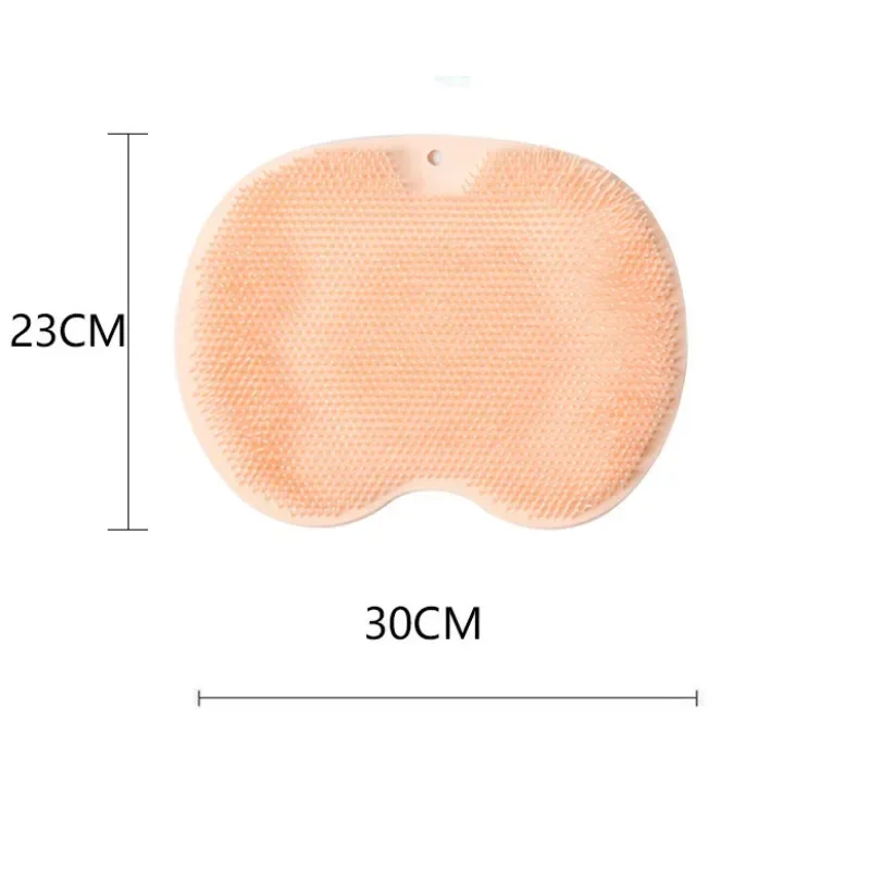 Shower Bath Mat Foot Massager Non-Slip Suction Cups Bathroom Mat Silicone Suction Cup Massage Brush For Bathroom Use