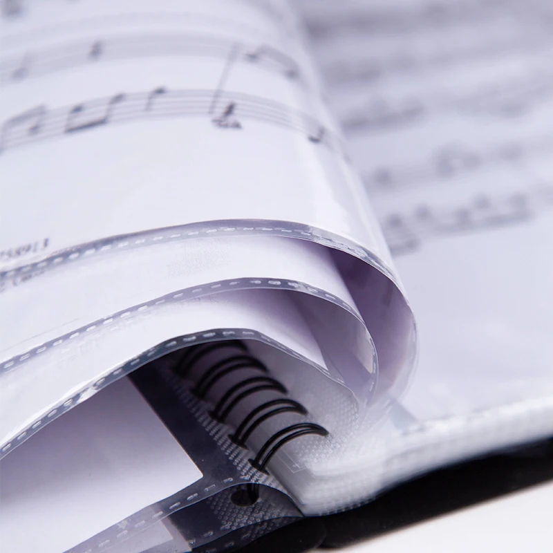 A4 Loose-Leaf Transparent Music Binder