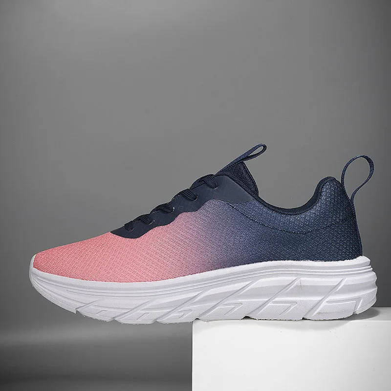Adult Men Casual Marathon Shoes Breathable MD Sole Cushioning Ultra Light Anti-skid Cross-country Running Training Sneakers 45
