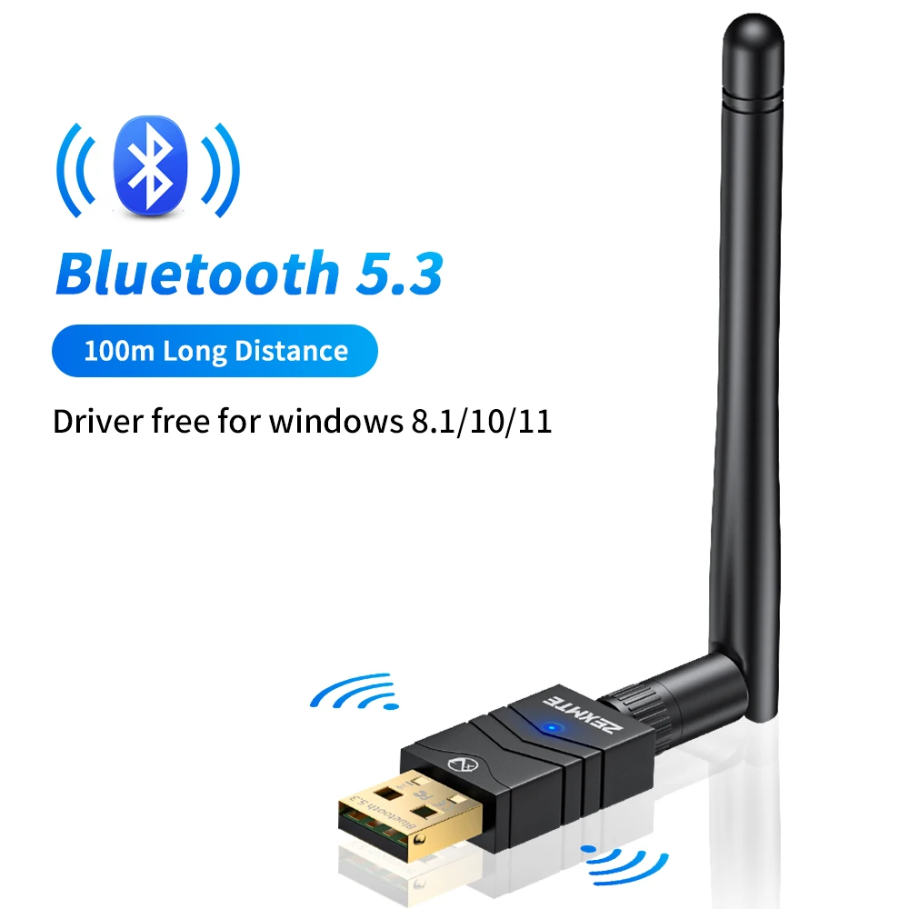 USB Bluetooth-Адаптер Zexmte 100 М С Поддержкой Bluetooth 5,1 И.