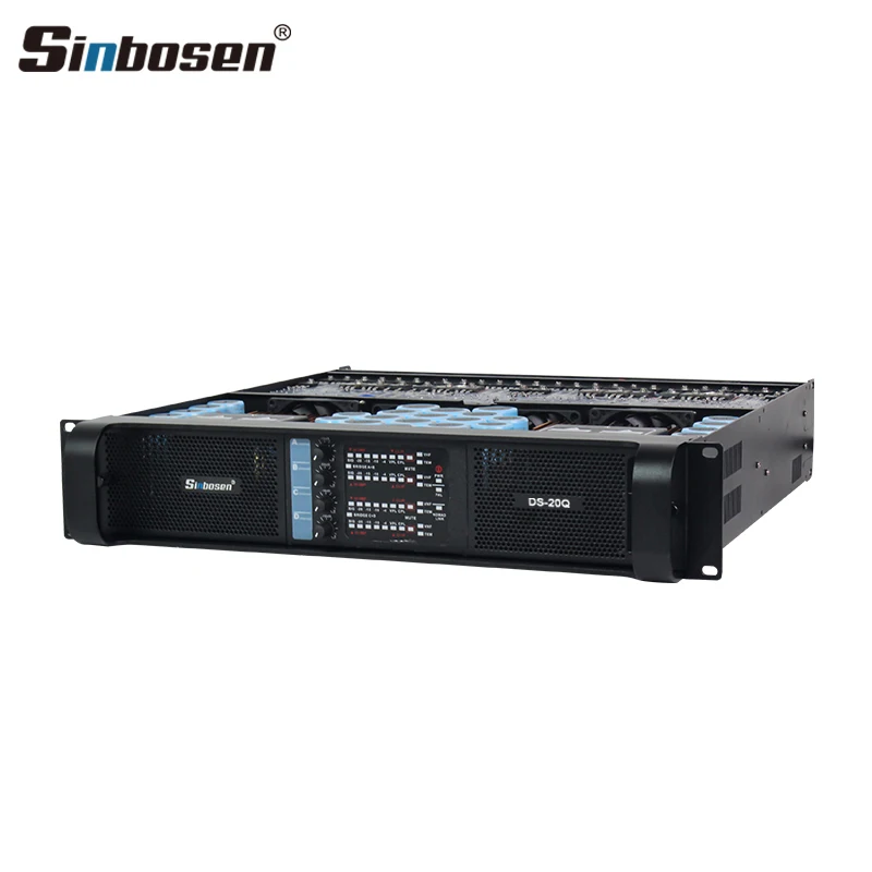 Sinbosen 20000q Power Amplifier Professional 2200W * 4 Channels for Subwoofer audio power amplifier