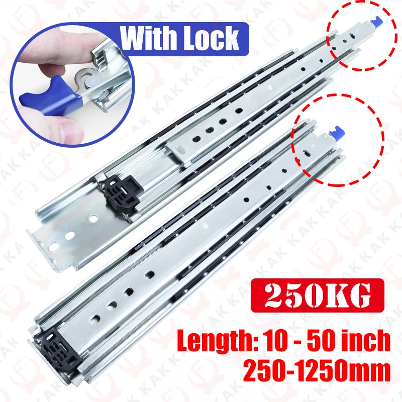 6 Paires De Glissières De Tiroir à Fermeture Douce De 22,9 Cm, 30,5 Cm