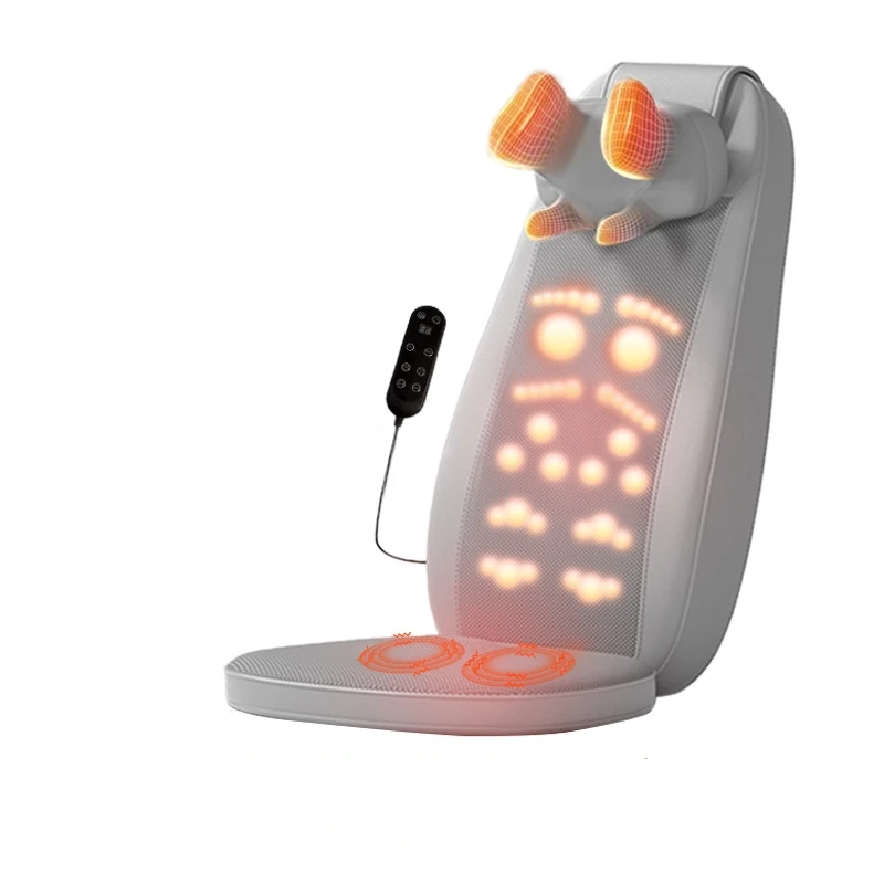 Shiatsu Full Body Massager with Heat Massage Chair Pad Kneading for Neck Back Shoulder Massage Cushion Seat Home Office Use Gift 6