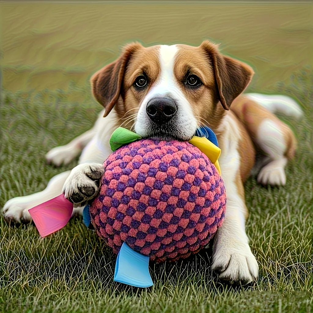 Dog Chewing Toy Balls, Dog Training Soft Balls Cloth Balls, Throwing Toy Balls, Dog Toys, Dog Accessories  Pet Products Plush