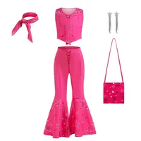 Robe de Cowgirl pour filles de 2 à 12 ans, Costume de Cosplay, vêtements d'halloween 5