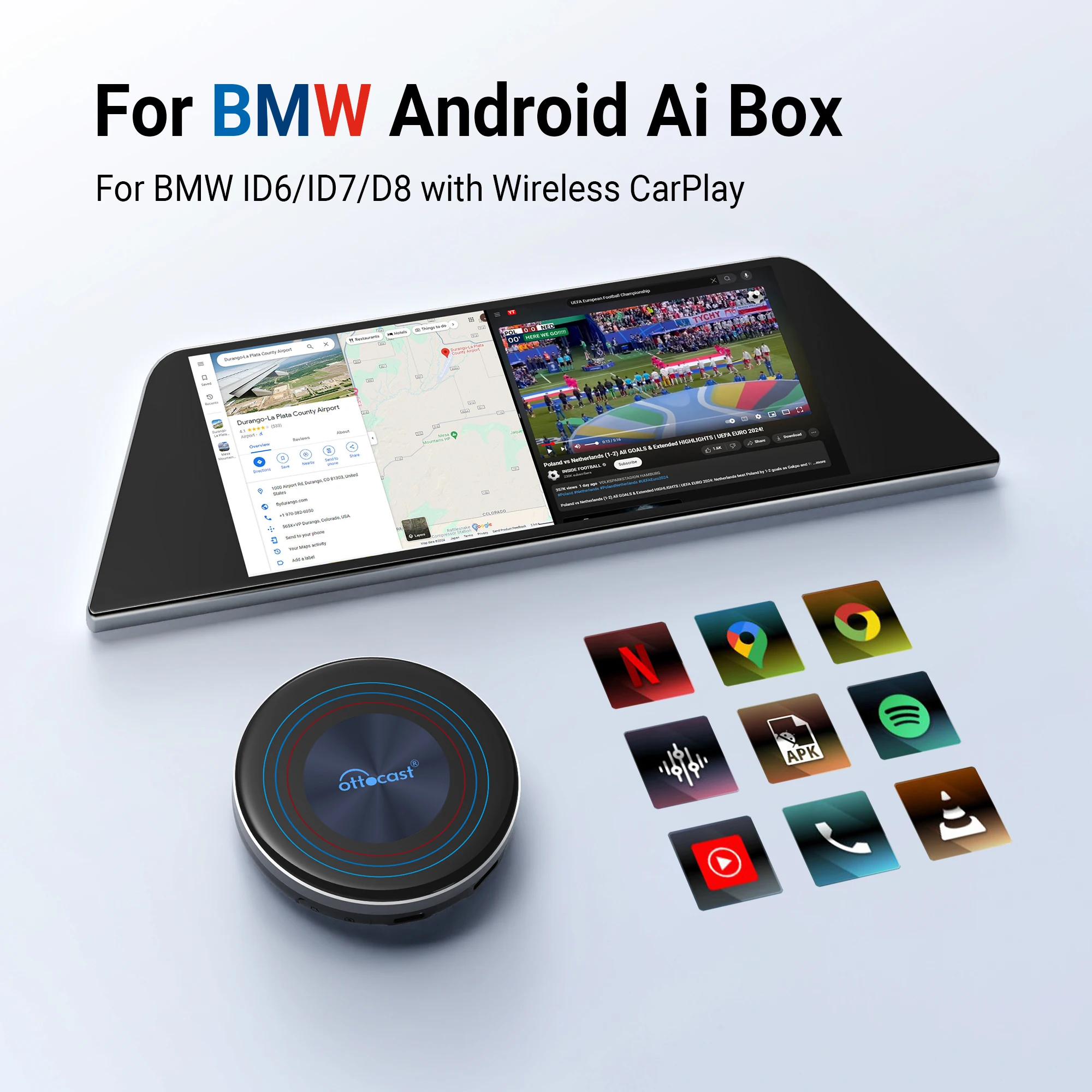 カーナビ OttoAibox i3 CarPay AI Box2024 OttoAibox i3 BMW CarPlay AI Box