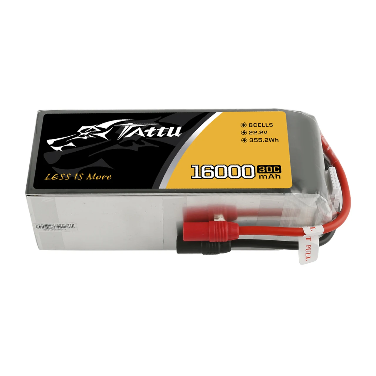 

TATTU 16000mAh 30C 22.2V 6S Lipo Battery for Drone Vehicles