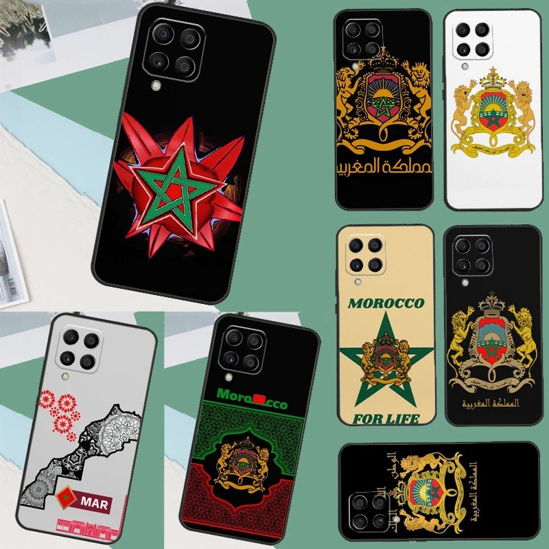 Marocco Maroc Custodia Bandiera Marocchina Per Samsung Galaxy M14 M34 M54 M13 M23 M33 M53 M52 M32 M12 M51 M31 M30S M31S M20 Coque