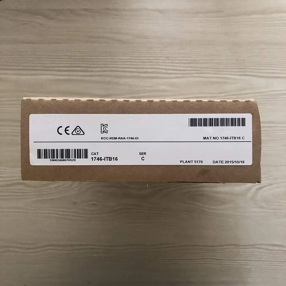 

Для 16-точечного цифрового входного модуля 1746-ITB16 в коробке