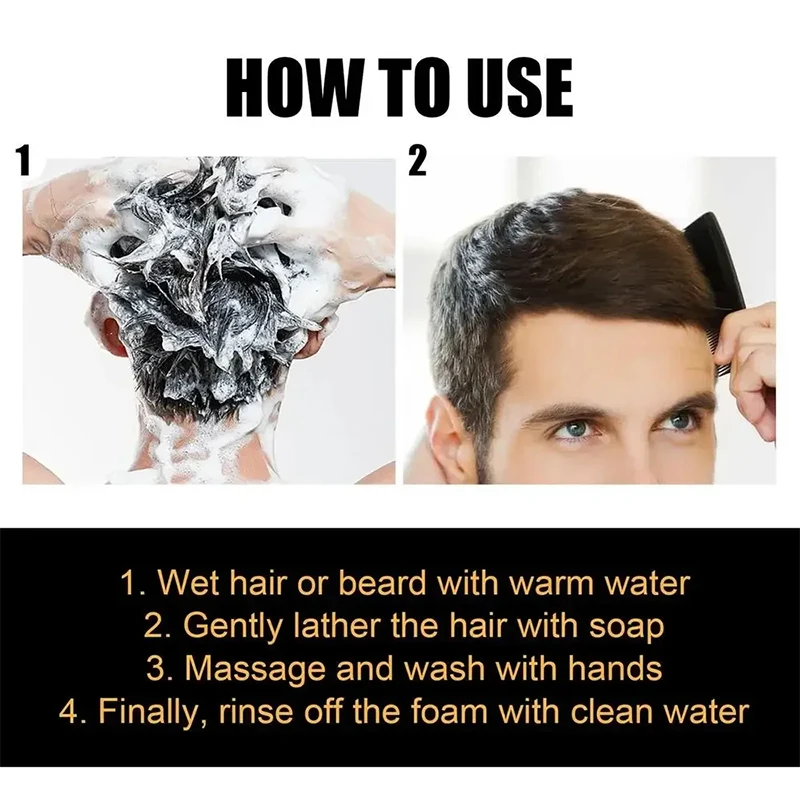 Pgs™ – Gray Hair Removal Pack Soap Bar Shampoo