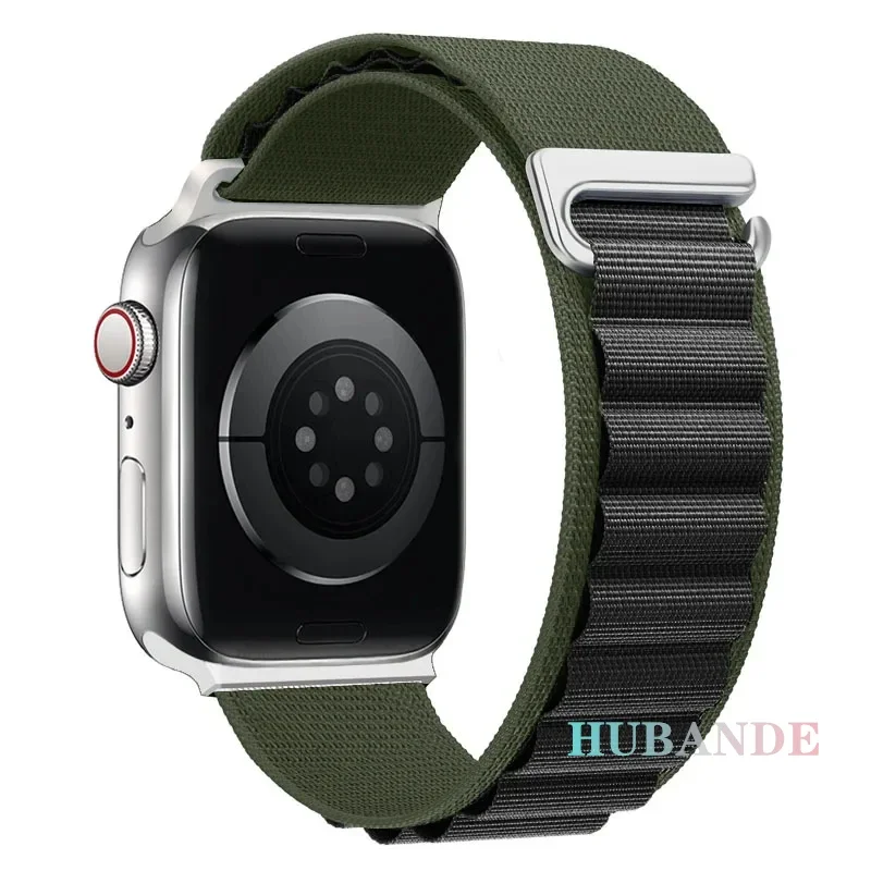 Alpine Loop Nylon Strap for Apple Watch - Vibrant and Durable Design
