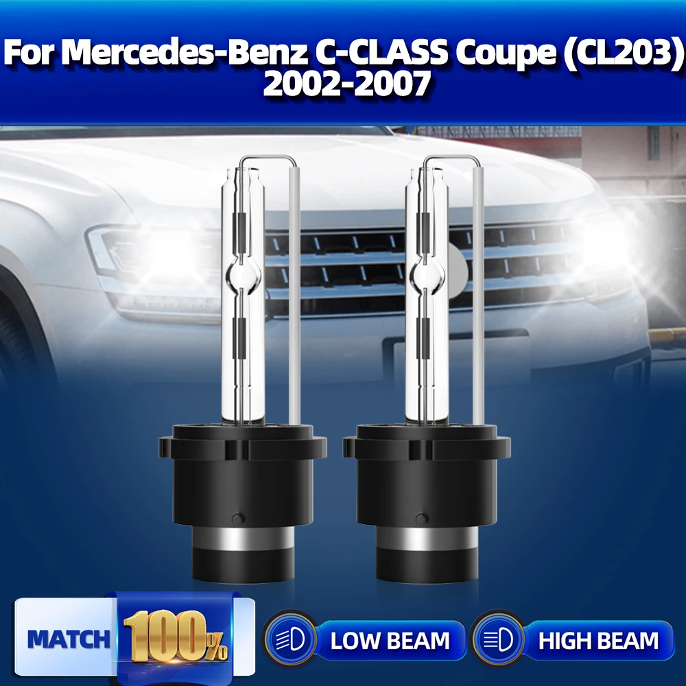 

Xenon Lamp 12V 35W Xenon Headlight Bulb 20000LM Super Bright Car Lights For Mercedes-Benz C-CLASS Coupe (CL203) 2002-2006 2007