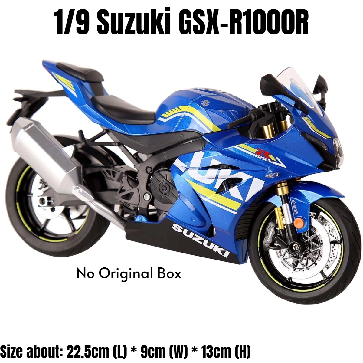 ミニカー SUZUKI GSX-R1000R 1/18 Scale Bburago SUZUKI GSX R1000R 2021 Diecast Model