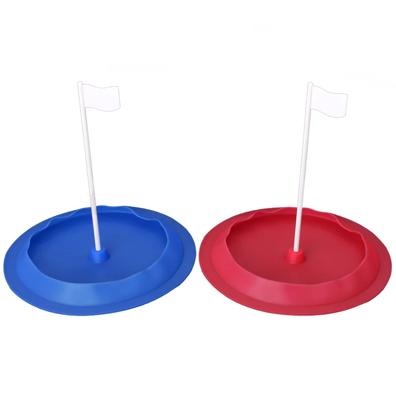 

1Pc Soft Golf Practice Putting Cup Golf Putter Green Cup with Hole and Flag for Outdoor/Indoor Practice Training Equipments