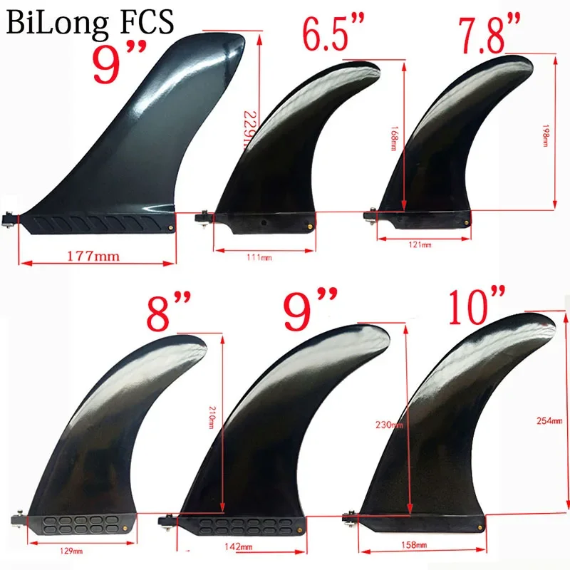 Surfboard fin SUP Surfboard tail Fin Paddle Board 6 to 10 inch LB Fins inflatable plate tail rudder