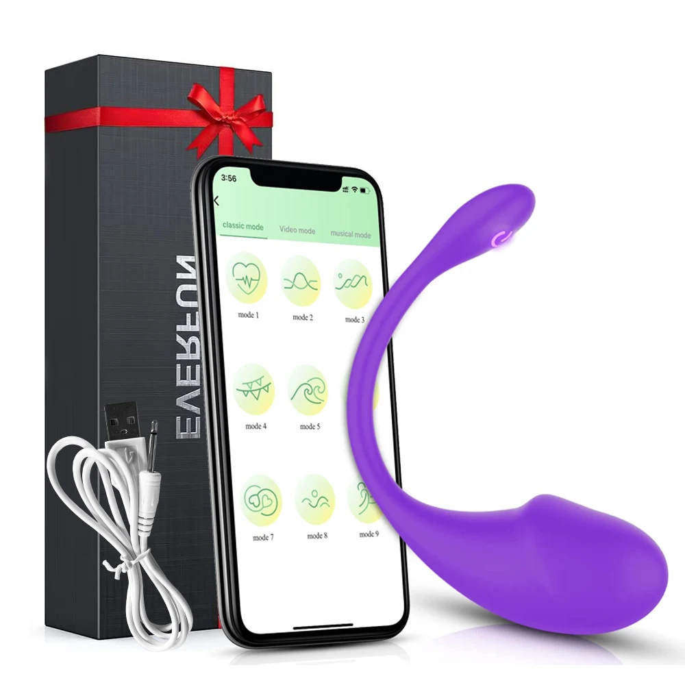 Godemiché vibrateur sans fil Bluetooth pour femme, jouet sexuel pour  adulte, avec application de télécommande et port d'œuf vibrant