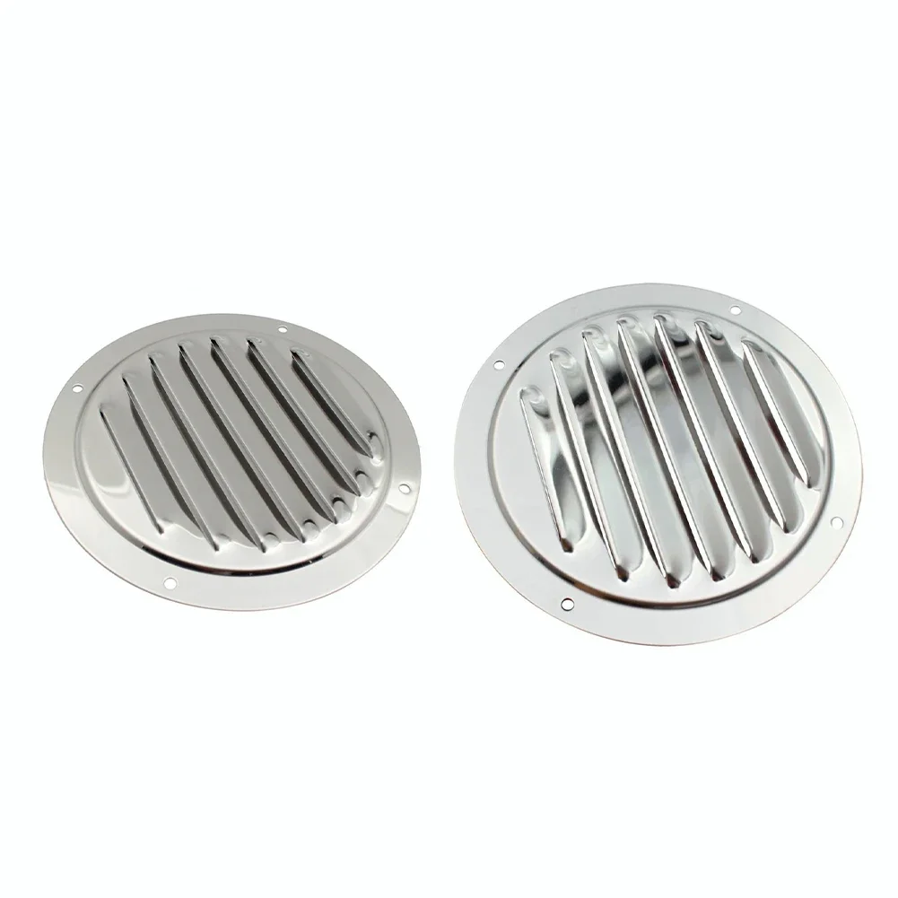 Stainless Steel Air Vent Grille Round Ventilation Grille Louver Air Outlet Conditioner Heating & Cooling Systems Vent