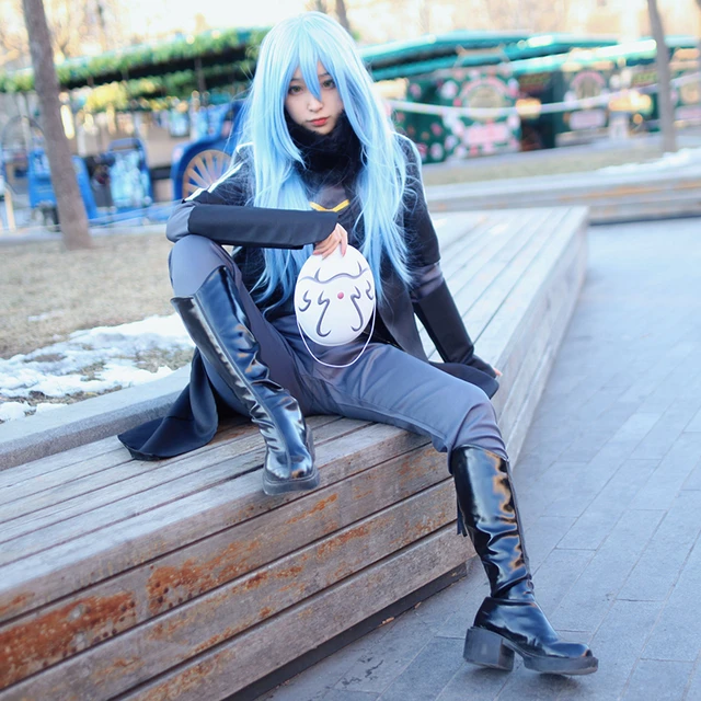 Tensei Shitara Slime Datta Ken 2 Cosplay Traje, Roupa Rimuru Tempest, Botas  de cabelo Conjunto Completo