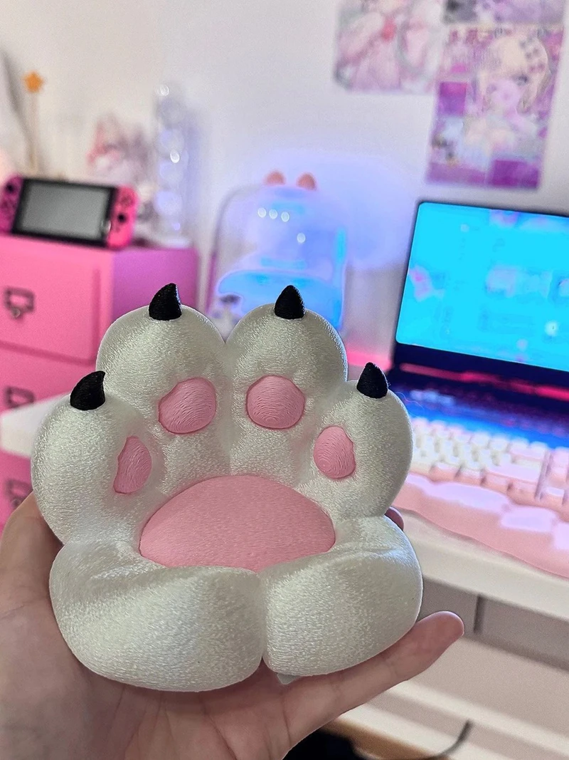 Creative Cat Paw Phone Holder Desktop Stand Decorative Accessory_voghion.com