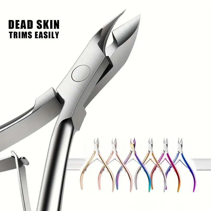 1Piece Cuticle Nipper Premium Stainless Steel Cuticle Trimmer for Manicure & Pedicure at Home/Spa/Salon