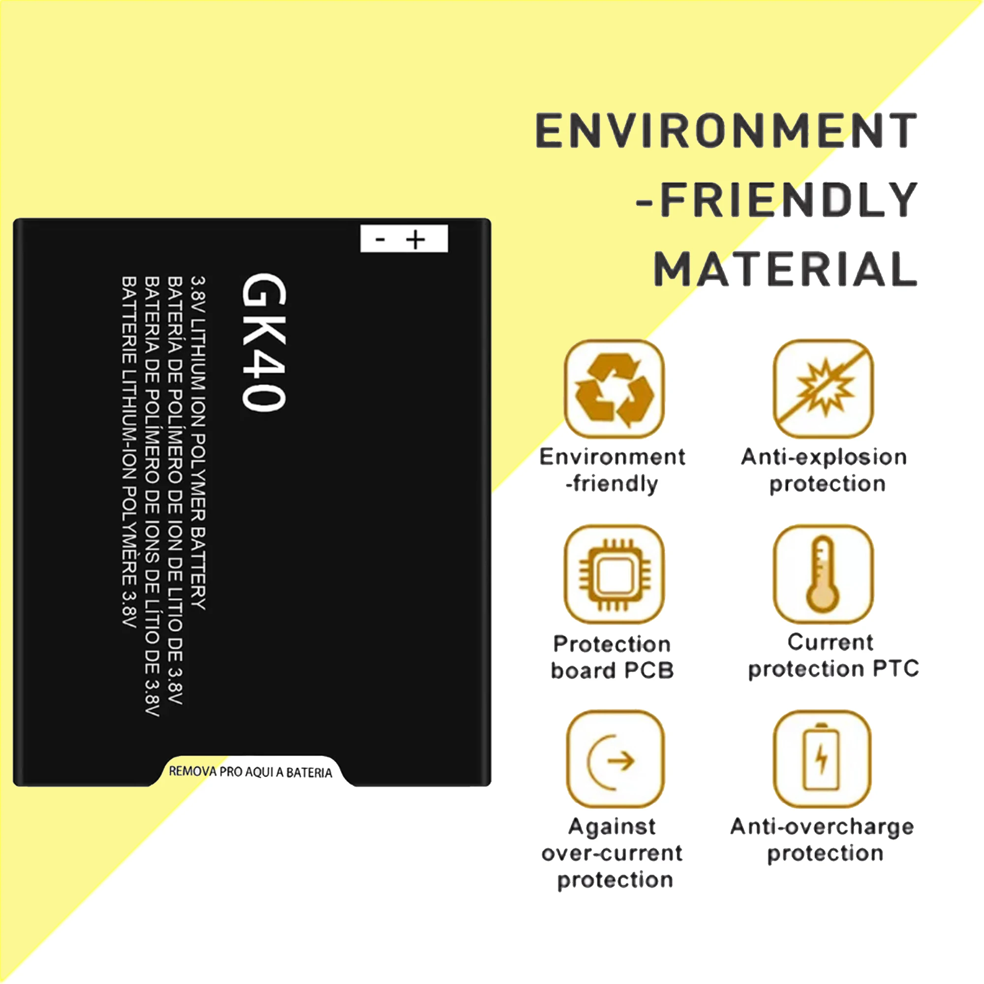 100% GK40 Battery For Motorola Moto G4 Play E4 XT1766 XT1607