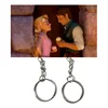 New Couple Keychain Hanger Wall Key Holder Home Decor Cartoon Kawaii Key Pendant Backpack Key Ring Storage Rack For Lover Gifts 3
