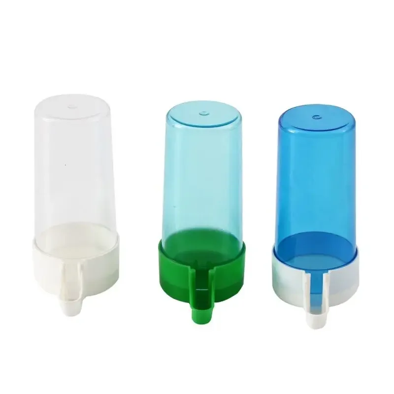 

10 pcs Bird Trough Drinking Water Parrot Automatic Feeder Waterer Sprinkler Anti-scattering Bird Supplies