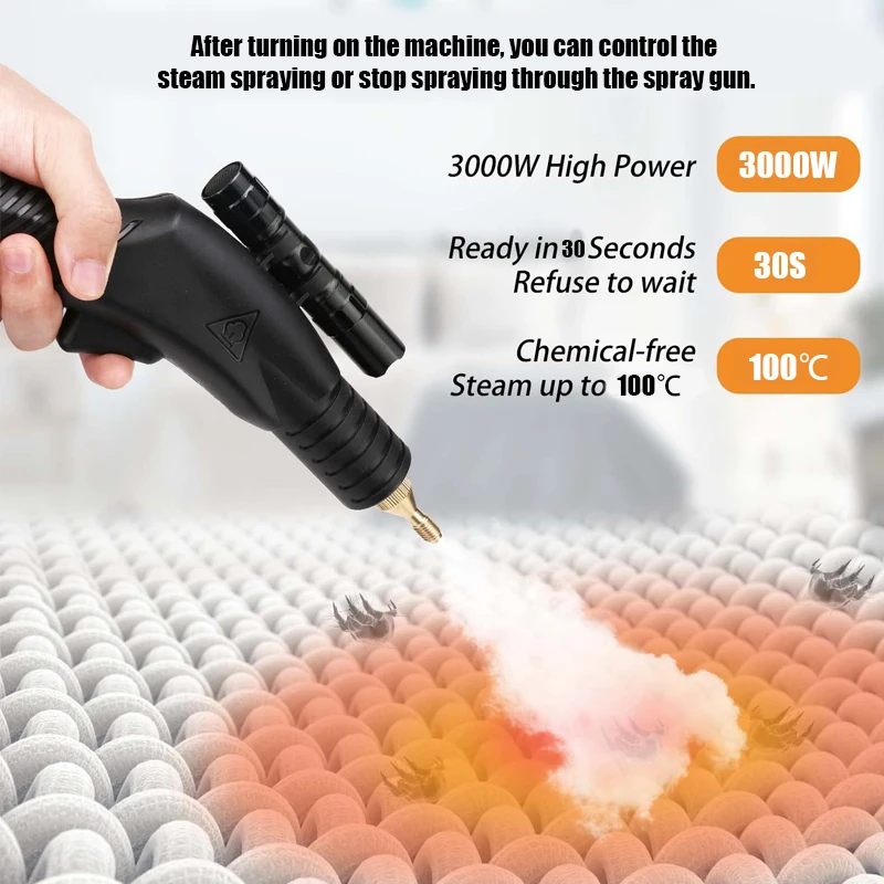 Multifunctional steam cleaners high pressure 110V 220V portable High Temperature Sterilization Disinfection Car Interior kitchen 4
