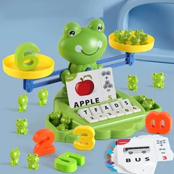 Montessori Weight Animal Balance Math Toys Arithmetic Learning Frog Animal Balance Scale Number Game Learning Toys For Kids