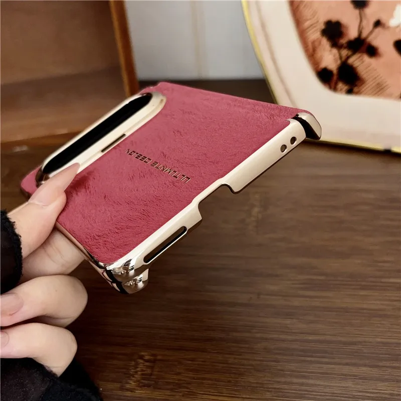 Luxury Magnetic PU Leather Anti-Fingerprint Non-Slip Phone Case