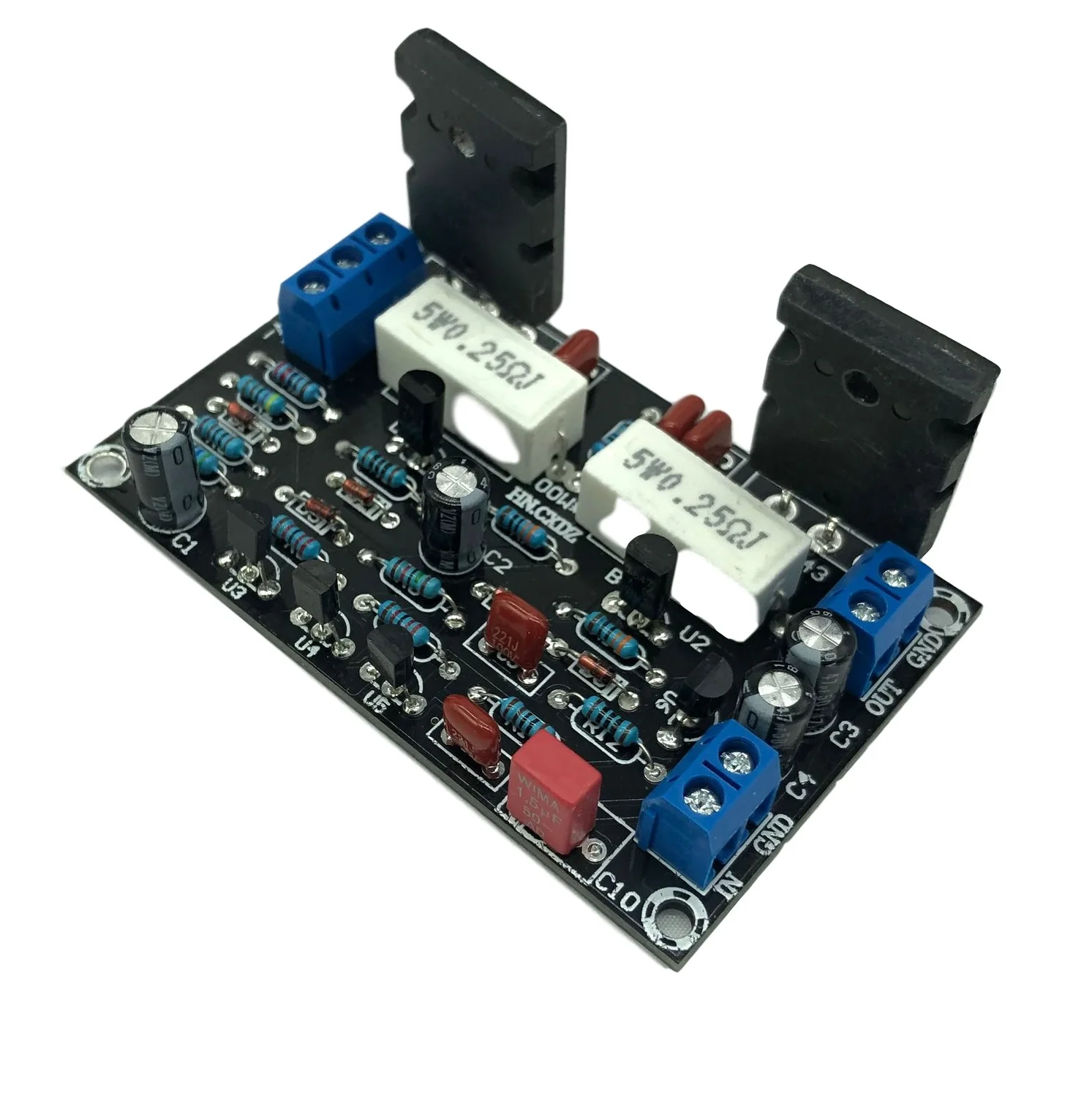 

Плата усилителя звука 2SC5200 + 2saболее 100 Вт, Hi-Fi моноканальный усилитель, двойной динамик постоянного тока 35 в, домашний кинотеатр, новинка