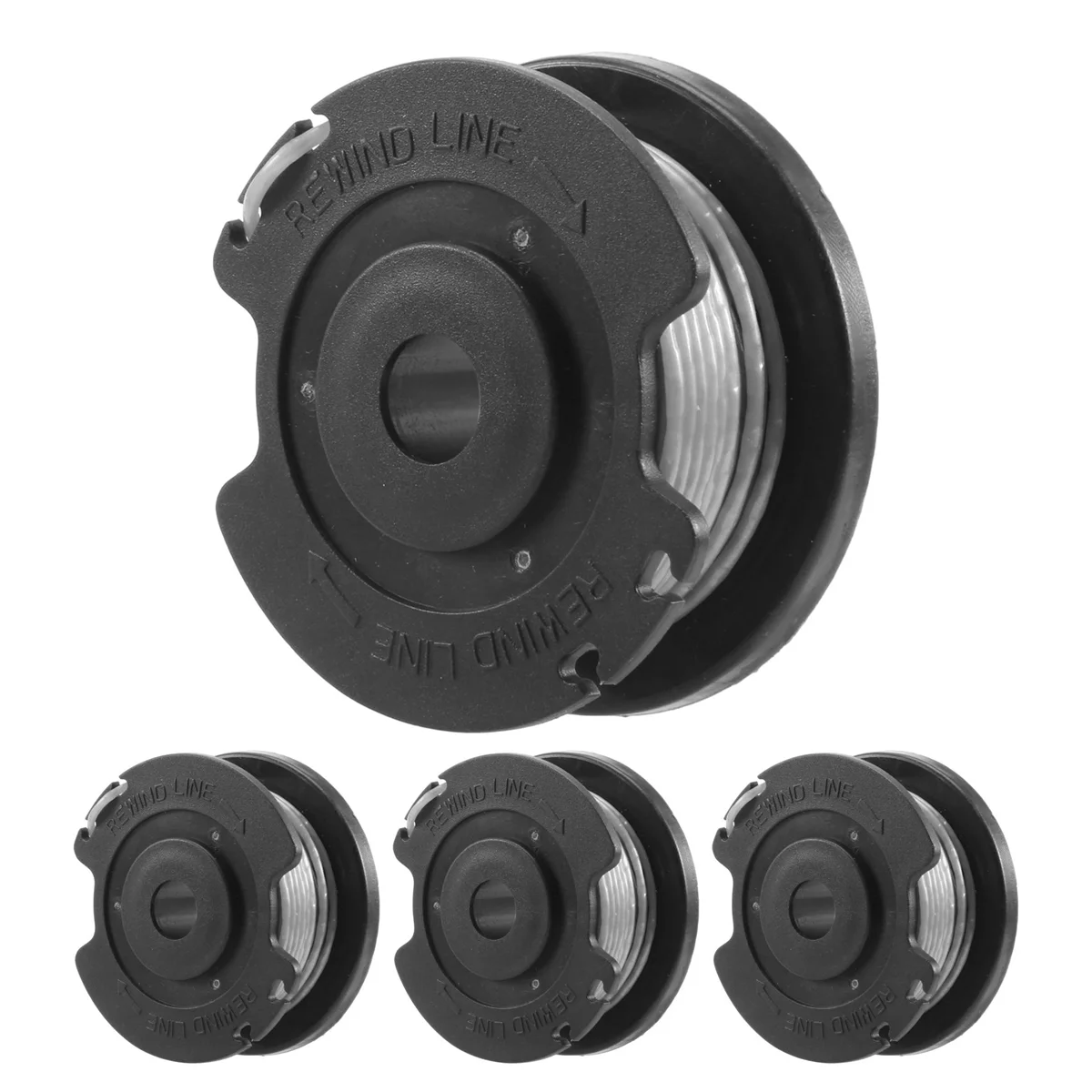 Bosch F016800569 EasyGrassCut 23, 26, 18, 18-230, 18-260, 18-26 교체용 N84R 4팩 스트링 트리머 스풀 라인