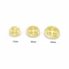 20pcs 17mm&20mm&23mm Silver Tone Hollow Pattern Shank Sewing Metal Buttons DIY Sew On Jeans Cloth Buttons Round Scrapbook button 4