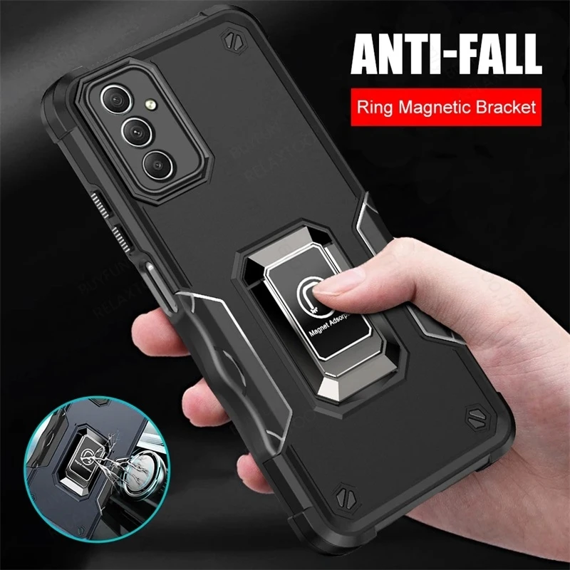 Custodia Protettiva Antiurto Per Fotocamera Resistente Per Samsung Galaxy S23Fe S23 Fe Magnet Holder Ring Protect Fundas Samung S 23 Fe