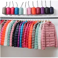 Women Light Short quilted Duck Down Jacket Feather Puffer Parkas Plus Overcoat Windbreaker Winter Cold Pressure Down Coats 1
