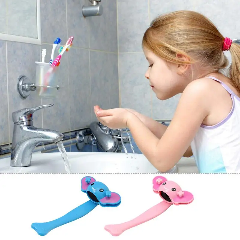 

Cute Animal Bathtub Faucet Extender Shape Convenient And Durable Faucet Handle Extender For Restroom Kitchen Bathroom Faucets