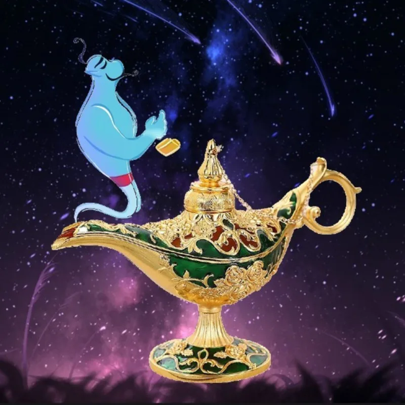 

Лампа Aladdin, ретро легенда, металлическое ремесло, настольная лампа, оригинальная фотография, домашние фигурки