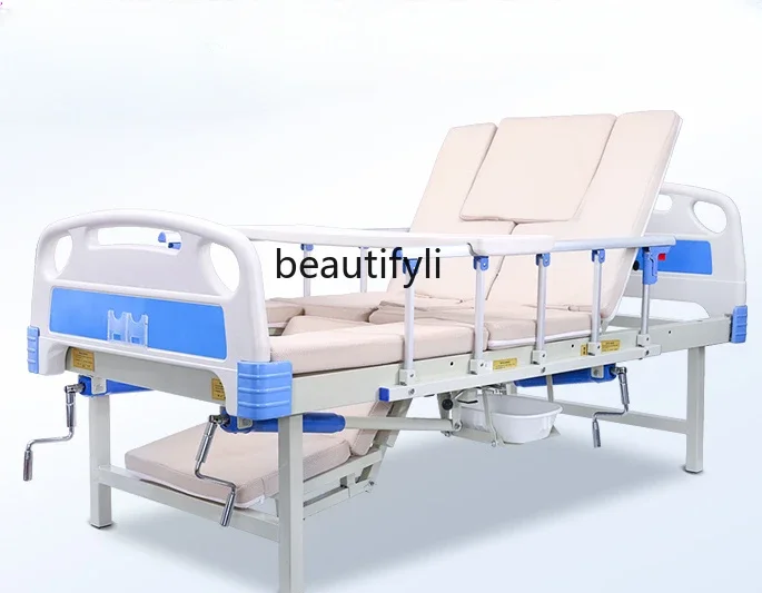 Hospital Bed Household Nursing Bed Medical  Hospital Patient Dedicated Therapeutic Bed Paralyzed Bedridden Elderly Family Use hospital laboratory dedicated blood mixer