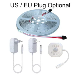 Enhanced Motion Sensor LED Chasing Light Strip Kit (4000K Natural White)
